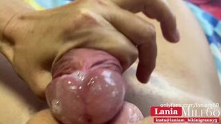 Spermhungry old lady blowjob and swallow taboo - porn video