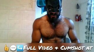 Funny Hot Bodybuilder Jerking Off in Ice Bath as Batman - porn video