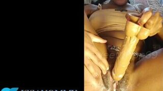 Messy creampie play with my fav toy - porn video