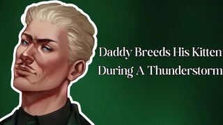 Daddy Breeds His Kitten During a Thunderstorm - porn video