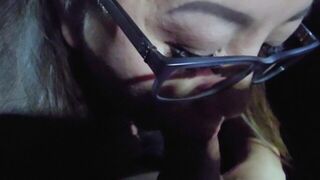 Asian Slutwife Sucks Cock In The Casino Garage - porn video